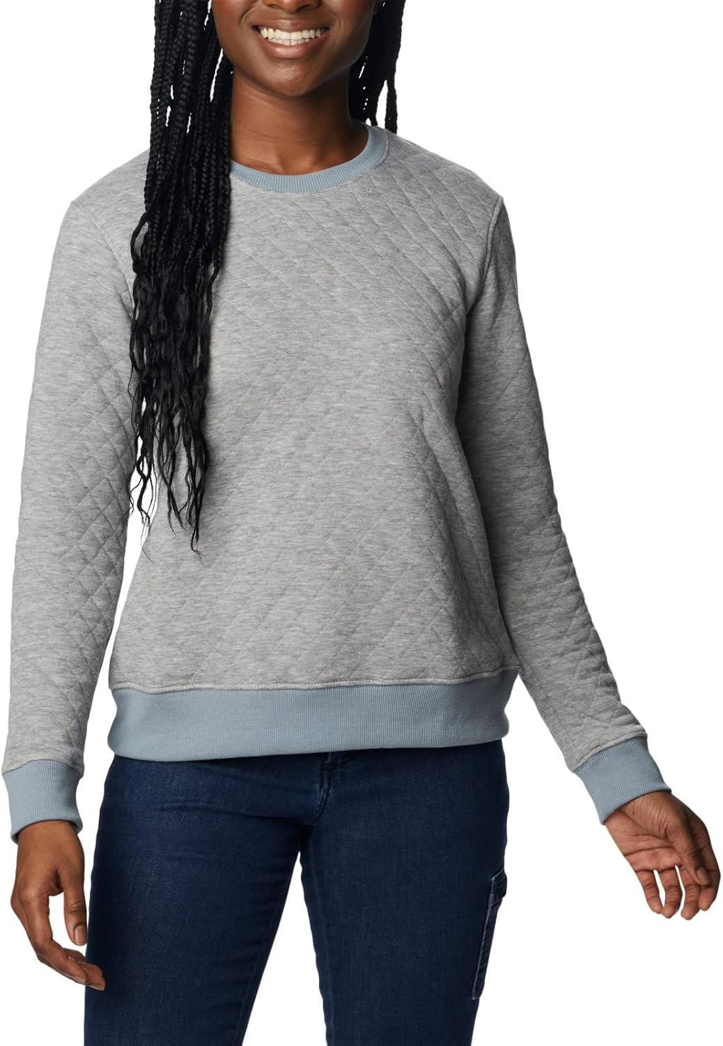 Columbia womens Columbia Lodge Quilted Crew - Image 5