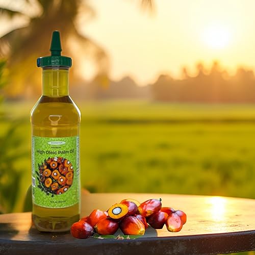 Miniatura 9 de Aceite de palma oleico de alta calidad   Certificado RSPO  Sin OMG  Presionado a expulsor  Para cocinar a altas temperaturas -16 onzas líquidas