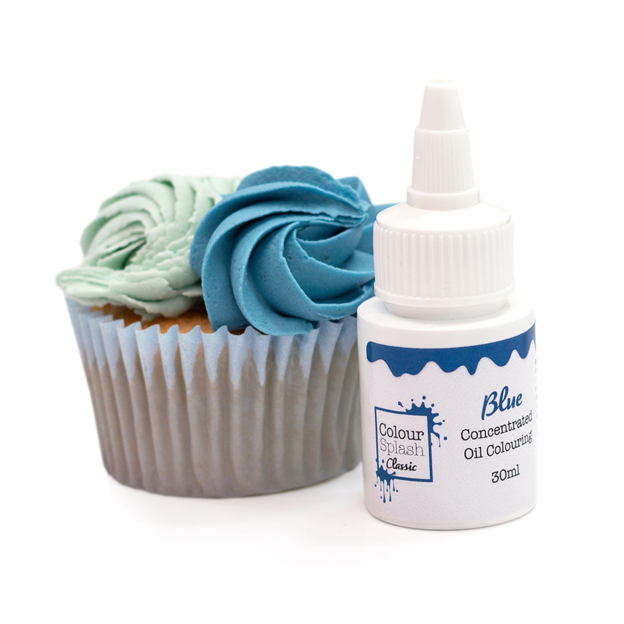 Colour Splash Oil Based Food Colour | Blue | Vibrant Edible Colour For Baking, Colours Buttercream, Cake Mix, Chocolate - 30ml