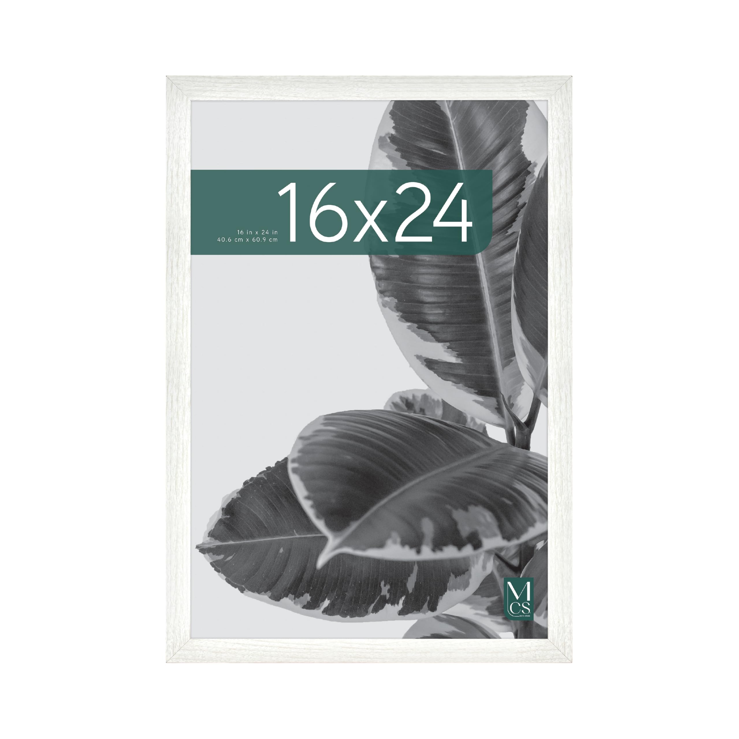 MCS Industries Inc 63735 Studio-Galerie, 40,6 x 61 cm, Holzmaserung, 40,6 x 61 cm, Weiß, 16x24 in