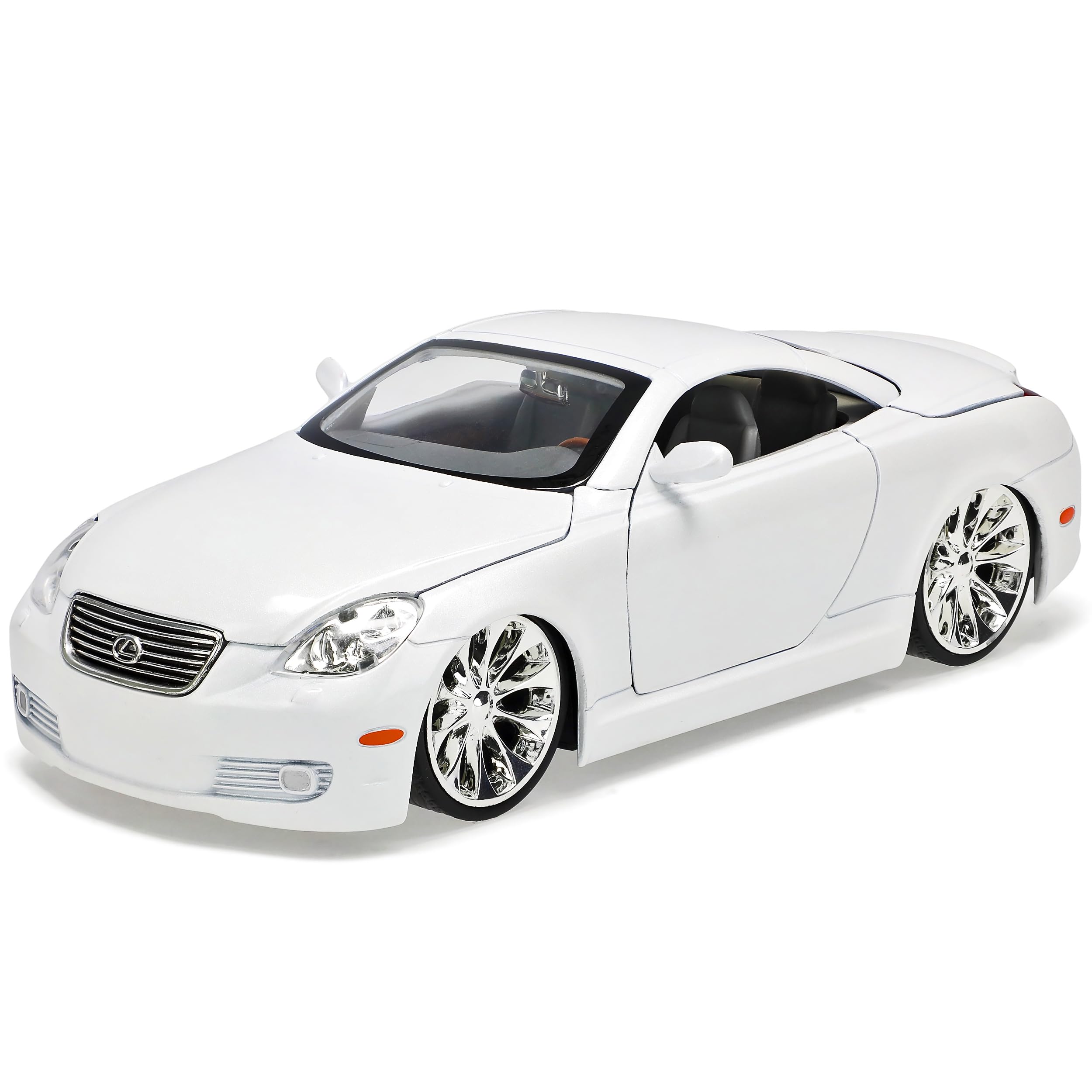 Jada Toyota Lexus Sc430 Sc 430 Coupe Blanc Tuning 1/24 Jada