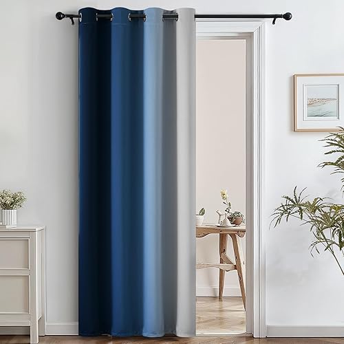Miniatura 142 de SimpleHome Cortinas gruesas con aislamiento térmico y ojales, bloqueo de luz para oscurecer sala, dormitorio, 2 paneles, 52 x 72 pulgadas de largo,