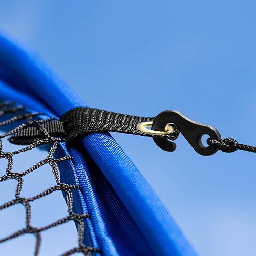 Miniatura 7 de Forza - Jaula de bateo de béisbol plegable, portátil, marco de fibra de vidrio con red de poliéster, configuración instantánea para práctica en