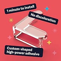 Vista 3 de CalMyotis Protectores de esquinas – Parachoques de seguridad para bordes de muebles, parachoques y cojín a prueba de bebés para cubrir muebles