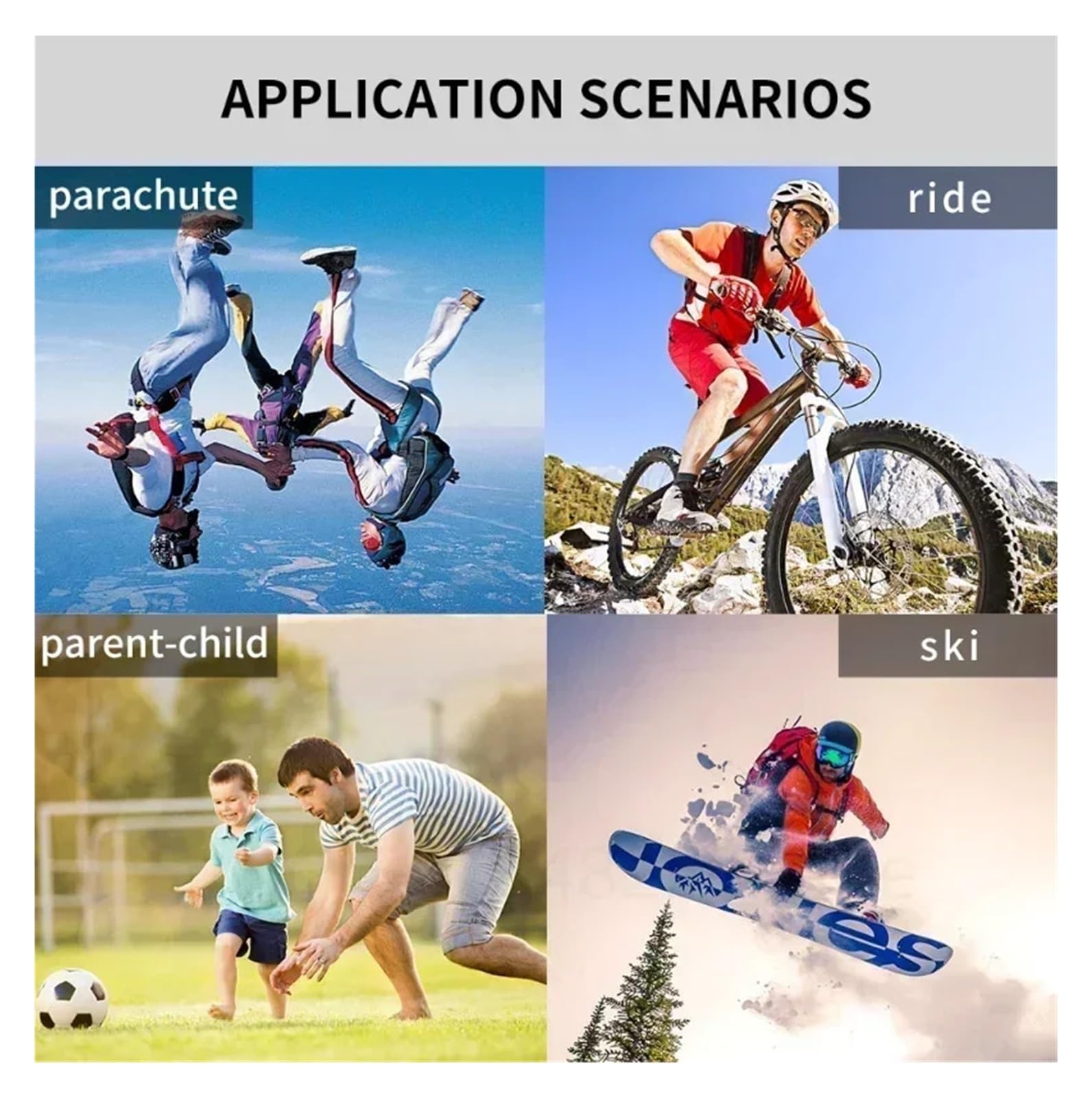 Mini videocamera Action Anti Shake 1080P HD Videocamera con pollice magnetico montata sulla testa All'aperto DV Videoregistratore sportivo Cam for casco da bici