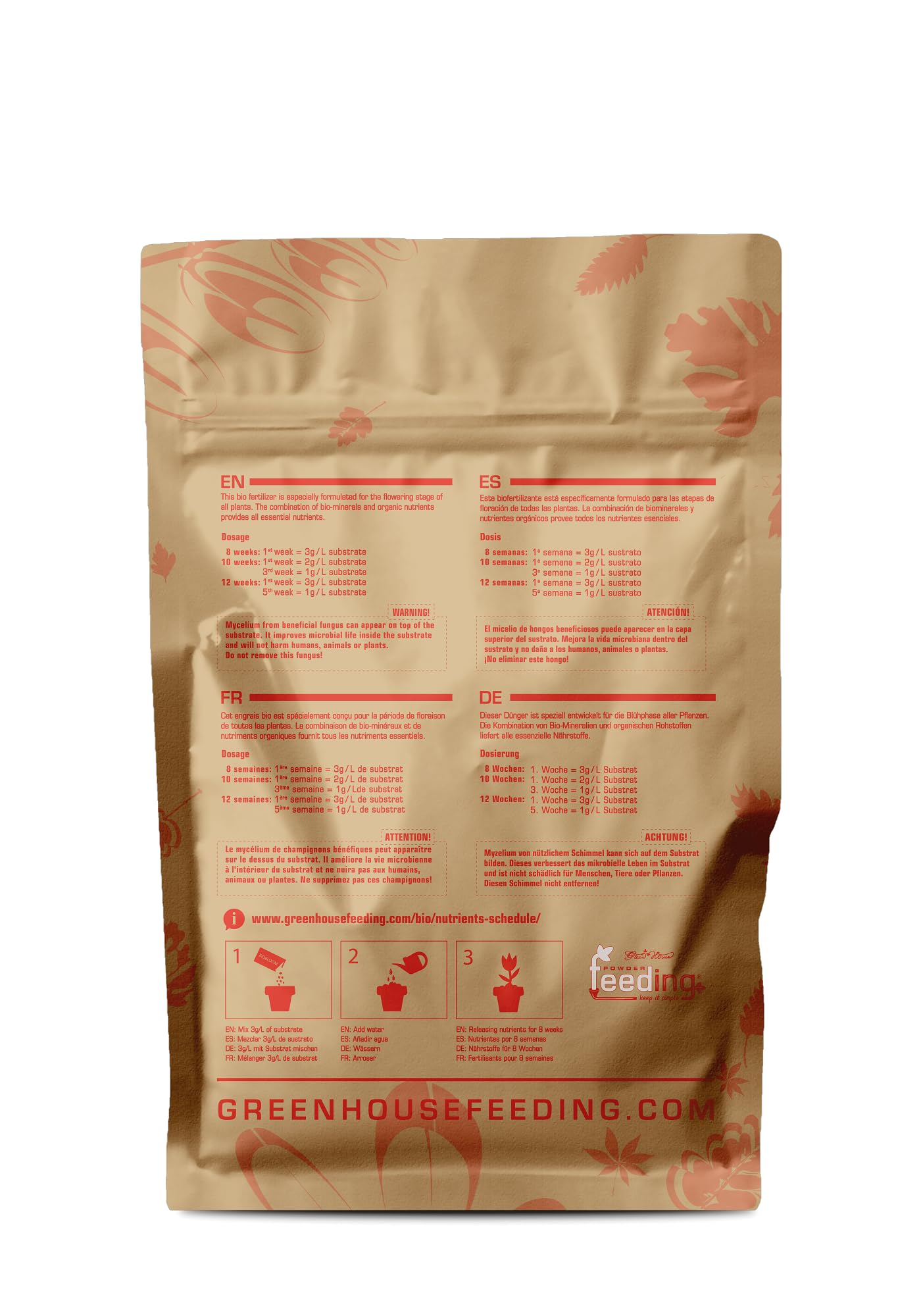 Düngerset – BioGrow Kit (500 g) + BioBloom (500 g) – Komplettset mit Dünger für Wurzeln, Blüte und Wachstum – Green House Feeding Pack – Outdoor und Indoor
