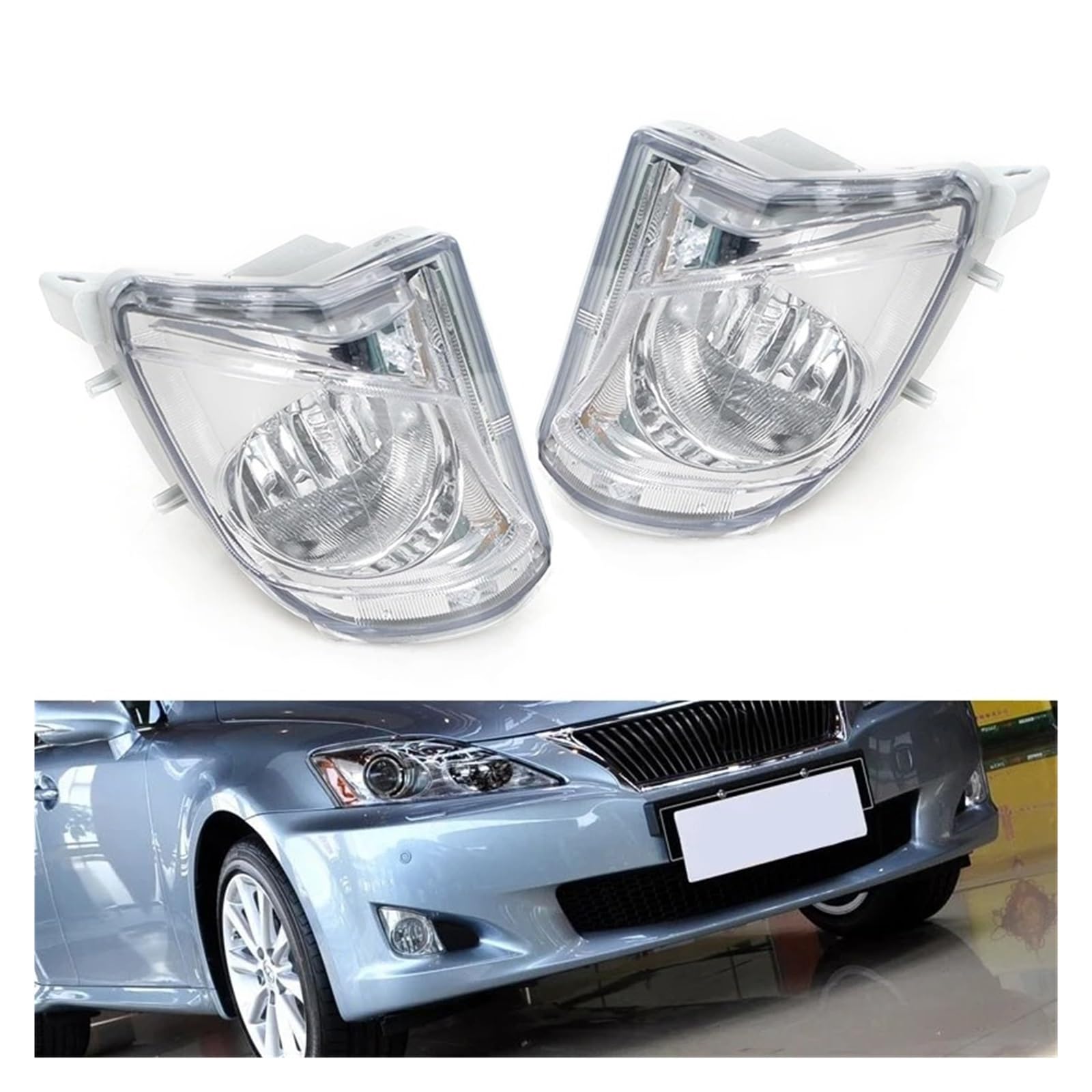 Per LEXUS Per IS250 IS300 2006-2010 Auto Paraurti Anteriore Fendinebbia 81221-53280 81211-53280 Luci Lavoro Fuoristrada