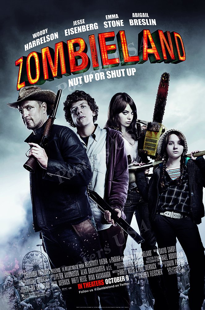 Amazon.com: Posters USA Zombieland GLOSSY FINISH Movie Poster