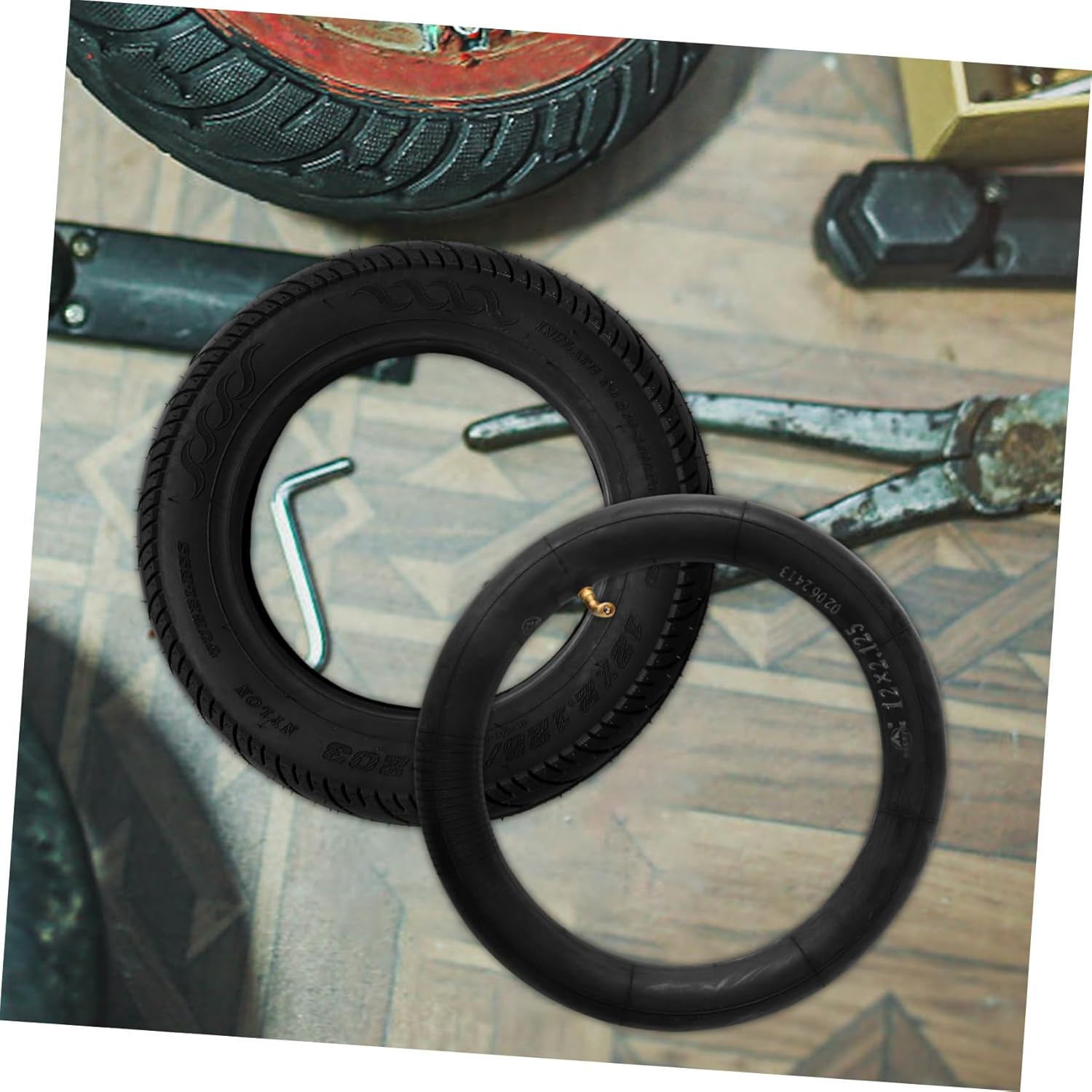 CHILDWEET Electric Bike Tire Inner Tube Kit Tire Tube for Electric Scooters Minibikes Lawn Mowers