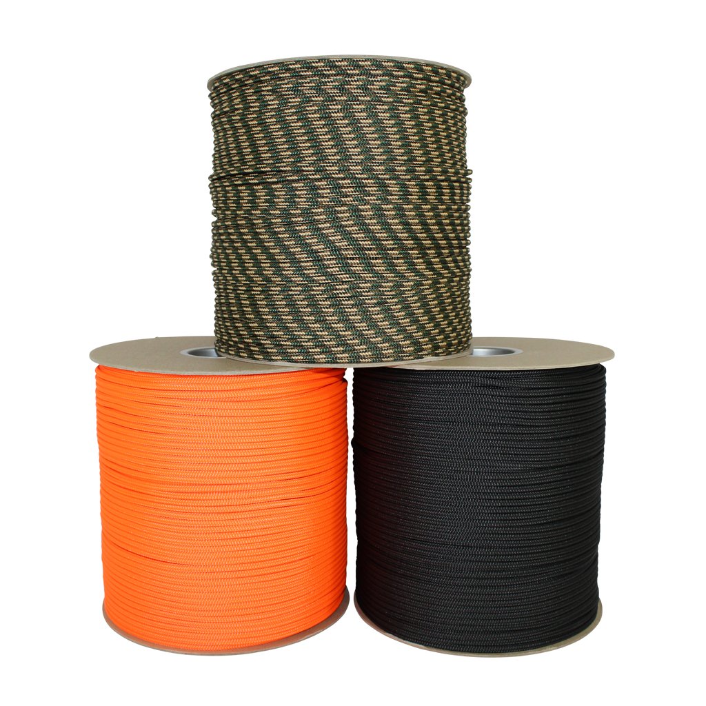 SGT KNOTS Dacron Polyester Accessory Cord (3mm - 6mm) 100% Polyester Rope - Multi-Purpose Polydac Line - for Boating, DIY Projects, Crafting, Cargo Tie-Downs, Camping, More (10 ft - 100 ft)