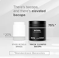 Vista 4 de Bacopa - Extracto de ultra alta potencia 28:1 con 50% de bacosidos - altamente concentrado - probado en laboratorio de terceros - 90 cápsulas