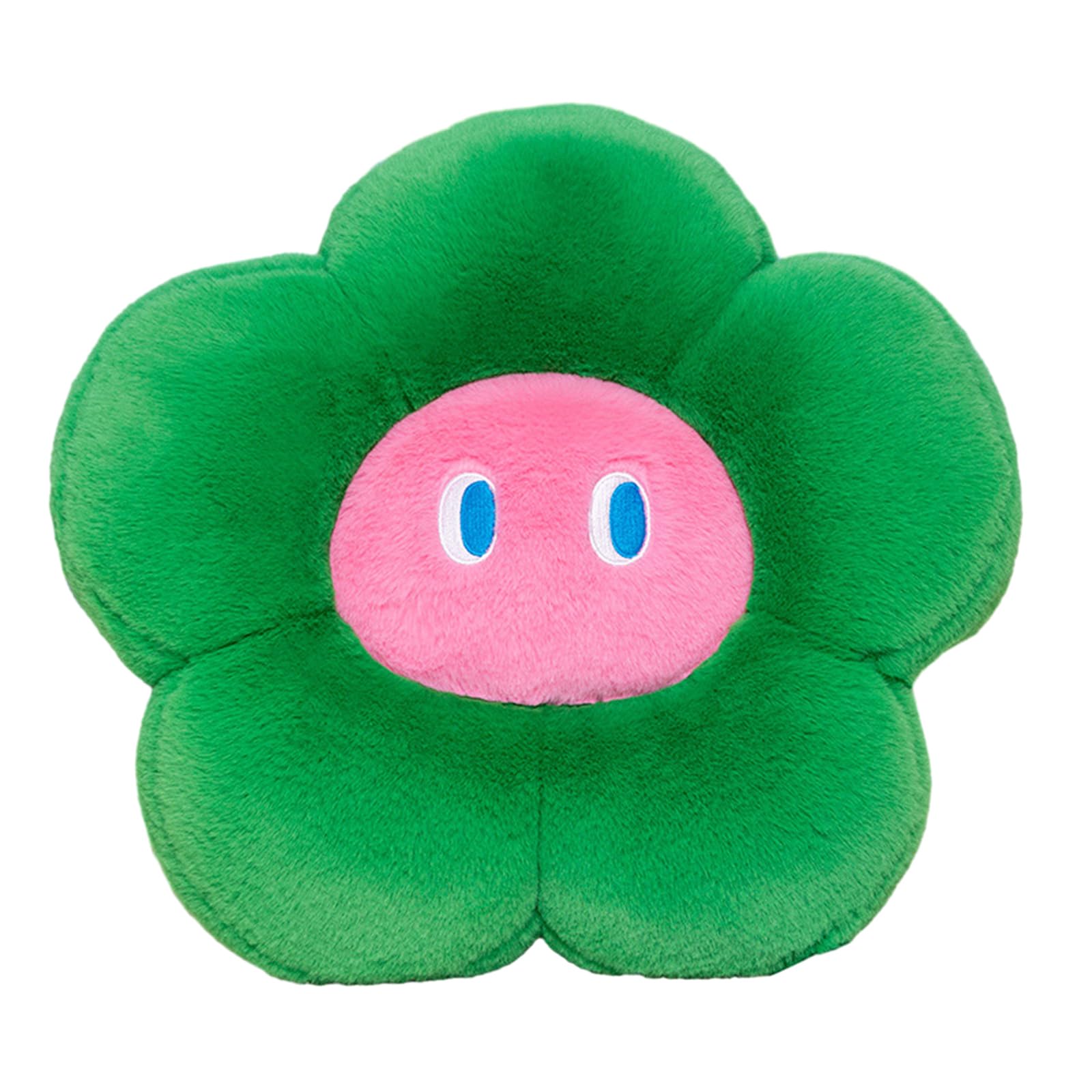 Tsophreniq Eyes Flower Seat Cushion Plush Floor Pillow Butt Cushions Decor Plush Pillow for Bedroom Sofa Chair Car Chair Pad Flower Cushion for Baby