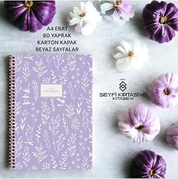 ZG L  A4 EBAT 80 YAPRAK KARTONKAPAK TELL  DEFTER BEYAZ RENK 60 GR KA IT
