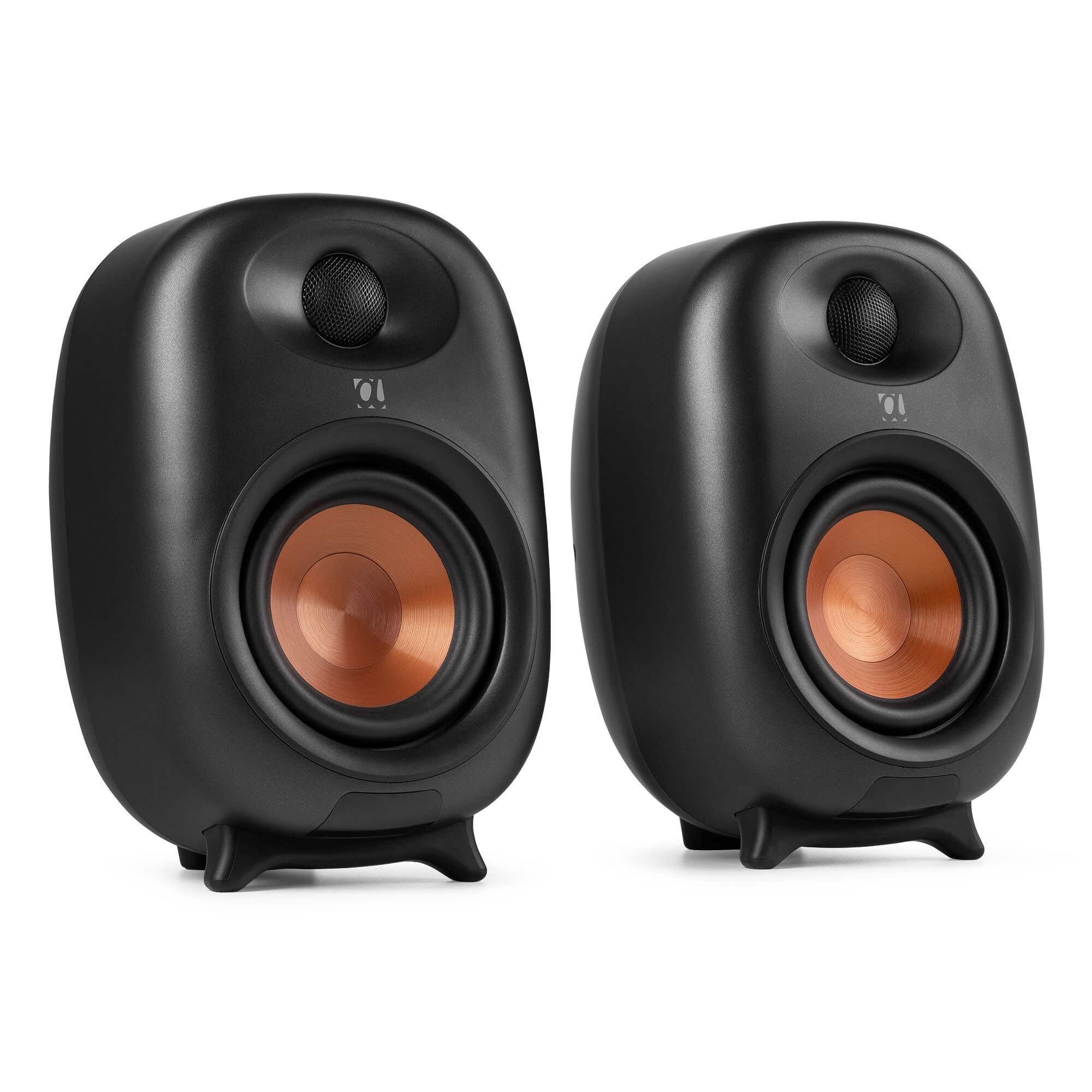 Audizio RS80 Aktiv Regallautsprecher - 160 Watt, 4" Woofer & 1" Tweeter, Bluetooth 5.0, Studio Monitor Lautsprecher, 40Hz-20kHz, PC Speaker, DJ Boxen für Desktop, Aktivboxen, Stereo Speaker