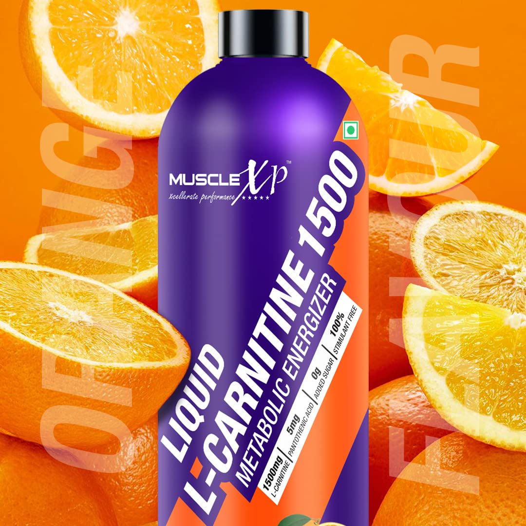 met rx liquid l carnitine 1500 india MuscleXP Liquid L-Carnitine 1500, Metabolic Energizer, No Added Sugar,  Orange Flavor