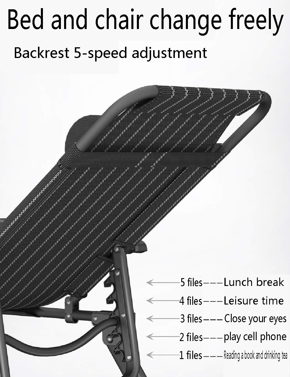 Siège Auto Portable, Fauteuil inclinable Siesta for Adulte, Multifonction, Simple, Portable, avec Dossier, 178 x 52 25 cm, Durable