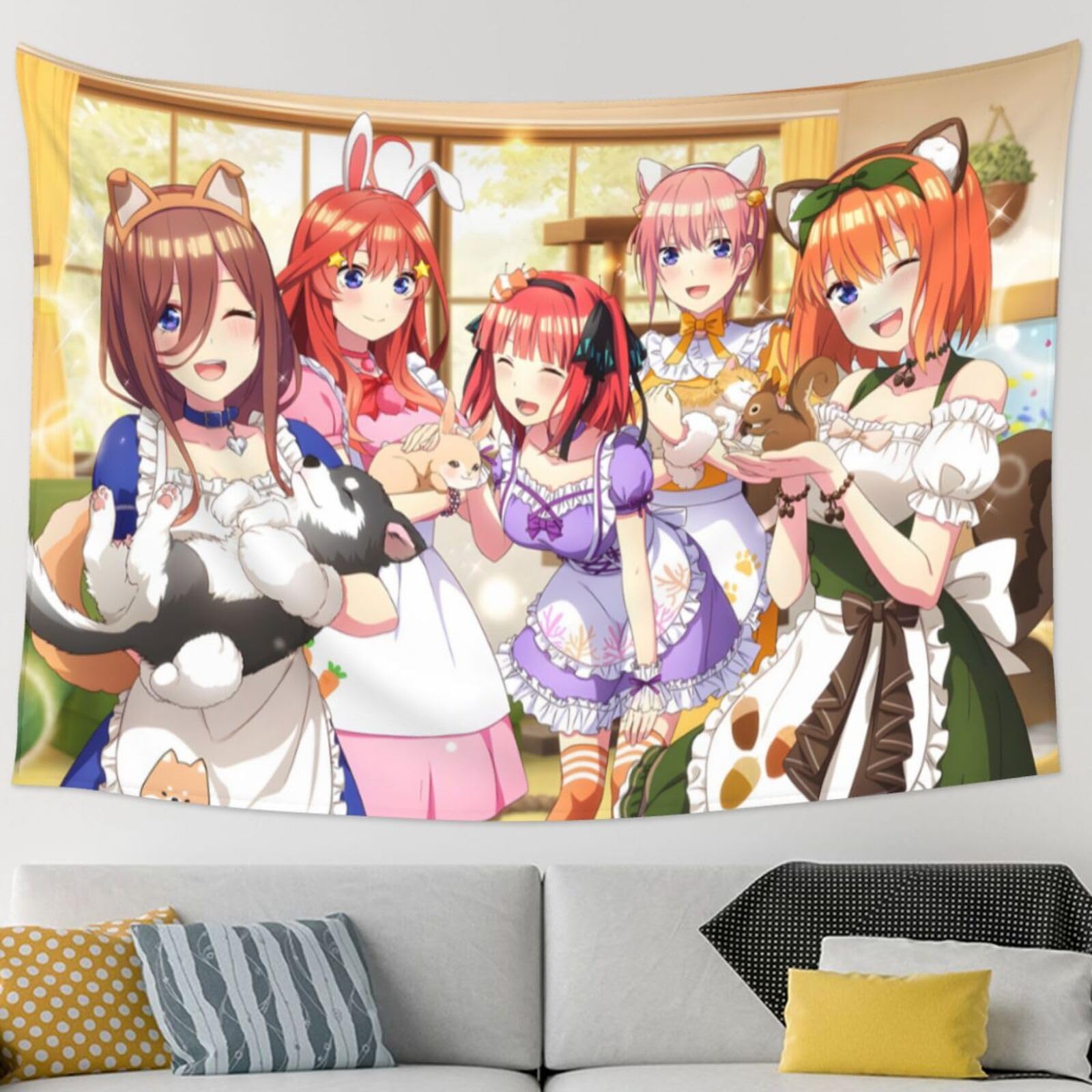 Amazon.co.jp: タペストリー 五等分の花嫁 布ポスター 大判
