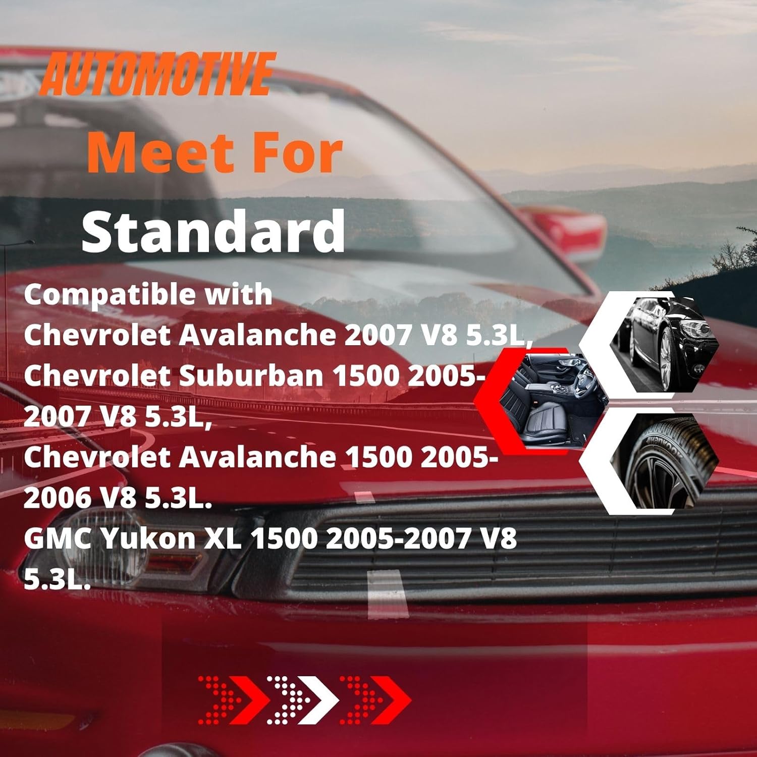 E3706M Fuel Pump Assembly Compatible with Chevrolet Avalanche Suburban 1500, Compatible with GMC Yukon XL 1500, V8 5.3L 2005-2007, Replaces MU1474