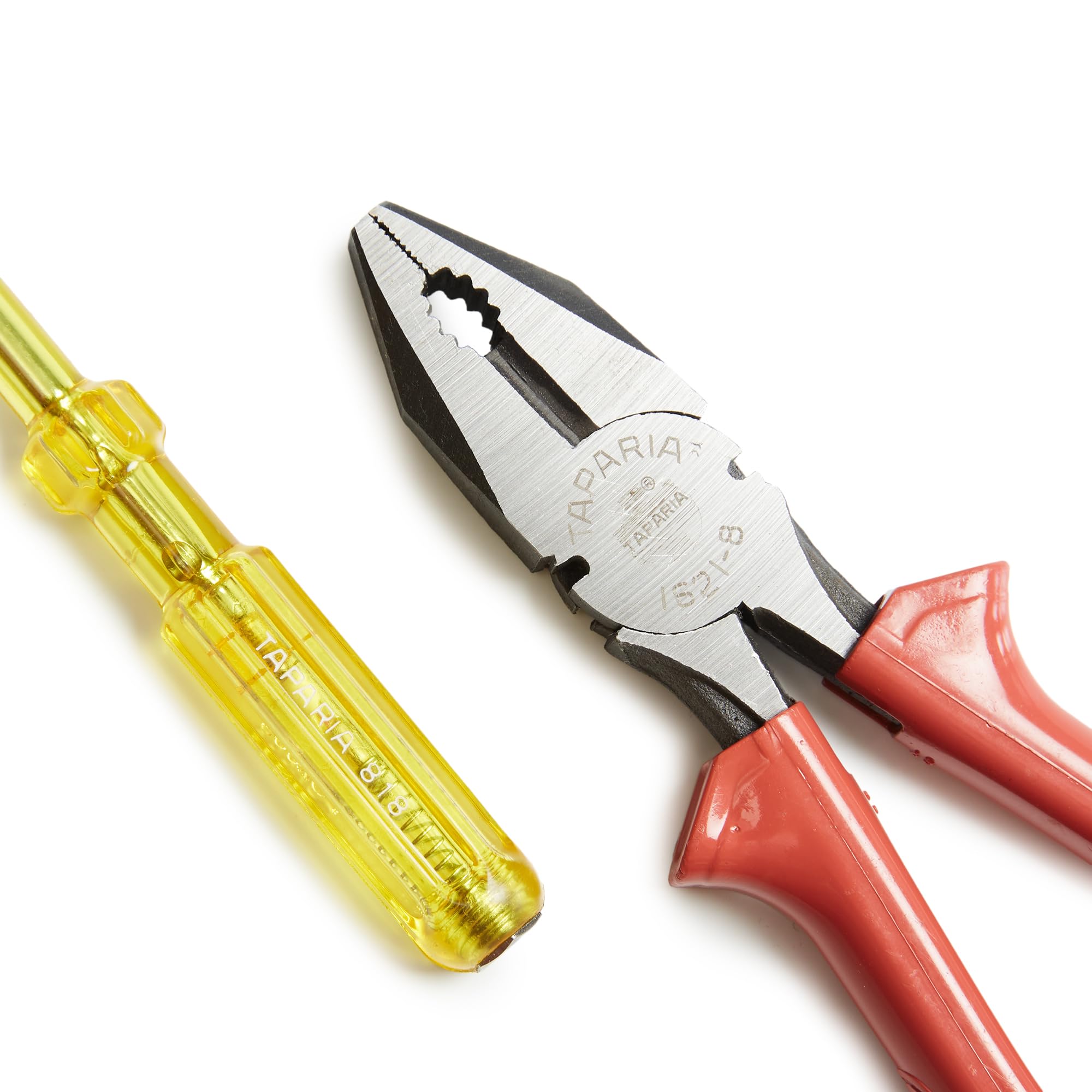 Taparia TK-056 1621-8, 818 Combination Plier 8" & Tester Tool Set — Amazon image 4