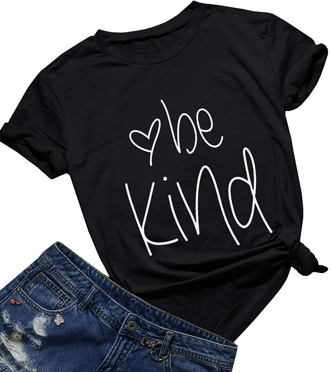 Mom's careBe Kind T Shirts Women Cute Graphic Blessed Shirt Funny Inspirational Teacher Fall Tees Tops