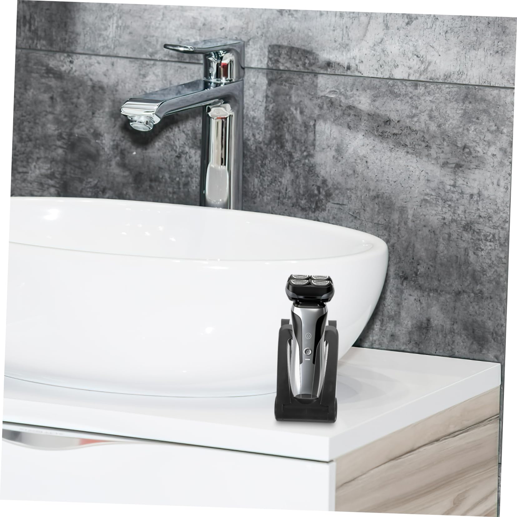 SOESFOUFU Stylish Razor Stand Barber Razor Holder Storage Versatile Manual Shaving Tool Organizer