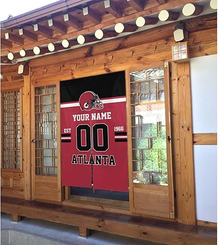 Miniatura 2 de Atlanta - Cortinas para puerta, panel de cortina personalizado con número de nombre, cortina japonesa personalizada para dormitorio, divisor de