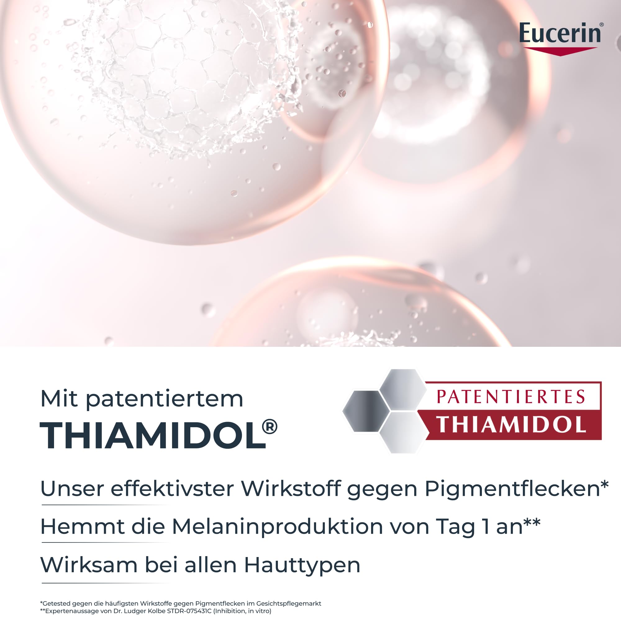 Eucerin Hyaluron-Filler + Elasticity 3D Serum 30 ml, Anti Aging Pflege | Gesichtsserum reduziert Pigmentflecken & tiefe Falten, verbessert die Hautelastizität, mit Hyaluronsäure & Thiamidol