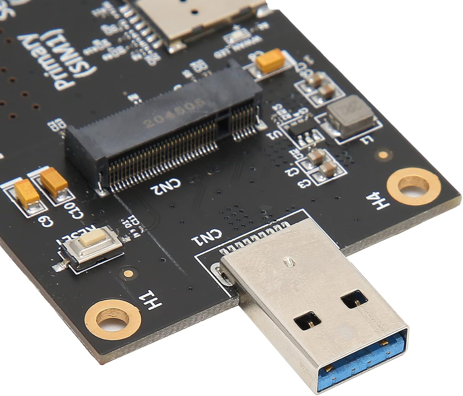 M.2 to USB 3.0 Adapter for Desktop, Laptop, with M2 Screw and Screwdriver, B Key M.2 SSD to USB 3.0 Reader Card for Dual SIM Card Slot Computer 3G/4G/5G Module