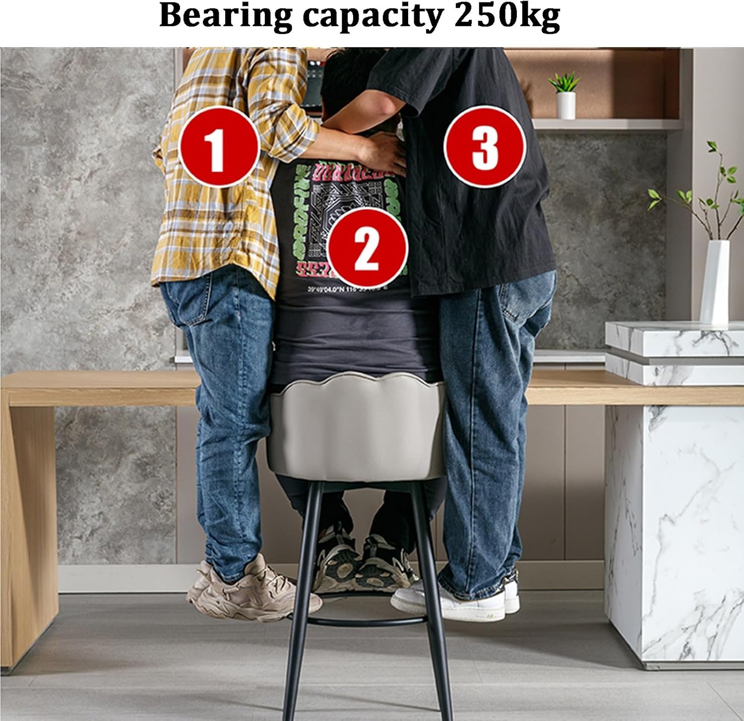 バーカウンター・チェア 360°回転バースツール 2個セット モダンなPUレザーカウンターハイトバースツール 背もたれ付き アームレ バーカウンター・チェア 360°回転バースツール 2個セット モダンなPUレザーカウンターハイトバースツール 背もたれ付き アームレ カウンターチェア  バースツール バーチェア バースツール 高さ調節可能 360°回転式バーチェア カウンター高さ フットレスト付き布 回転式 ...