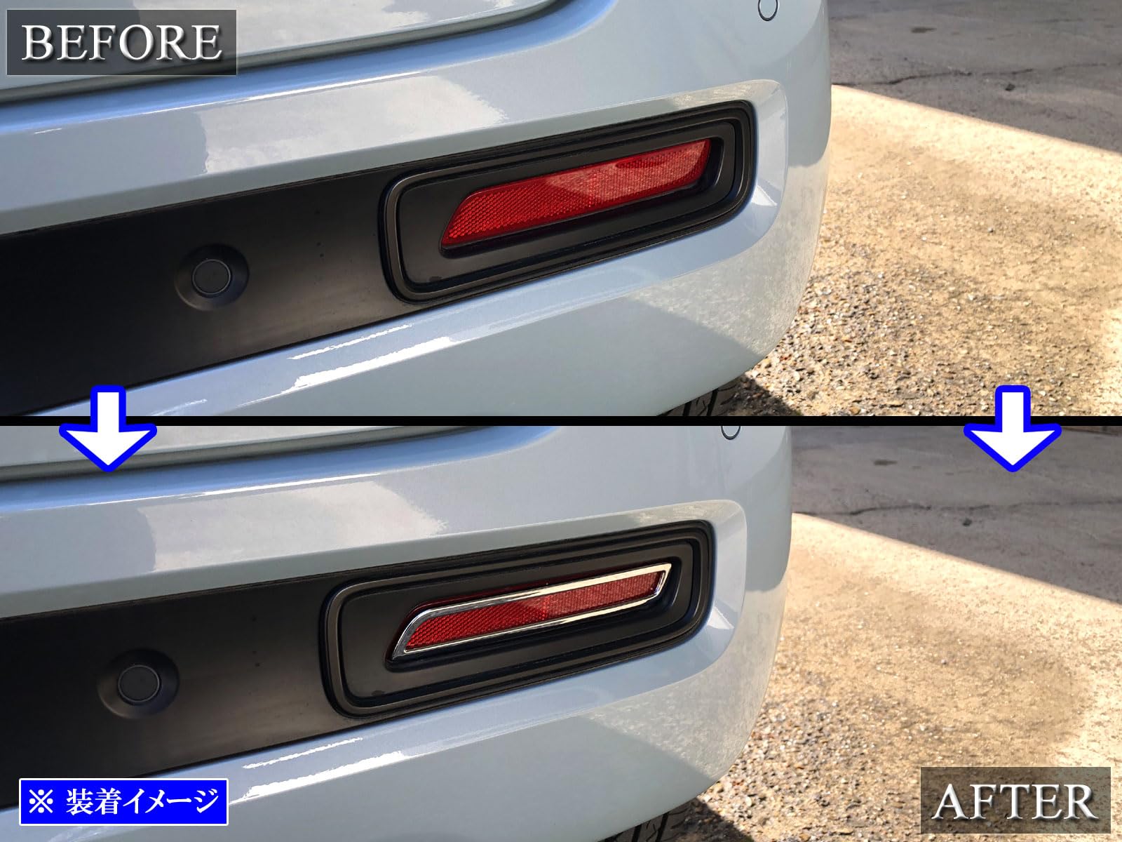 Amazon | BRIGHTZ N-ONE JG3 JG4 メッキリフレクターリング 【 REF