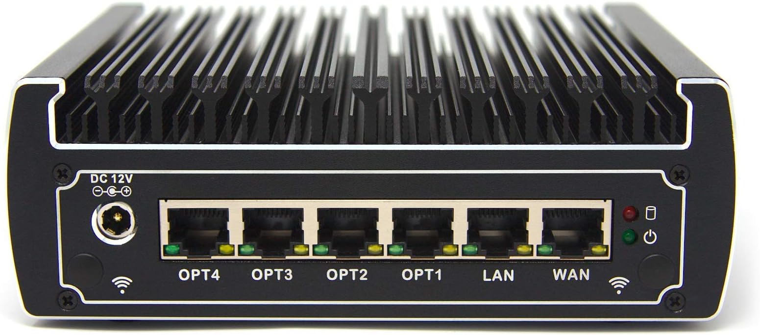 Protectli Vault FW6A - 6 Port, Firewall Micro Appliance/Mini PC - Intel Dual Core, AES-NI, Barebone