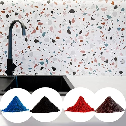 Miniatura 5 de T-MILES Óxido de hierro marrón (17.64oz), pigmento mineral de óxido de hierro marrón, pigmentos para pintura artística y decorativa, hormigón,