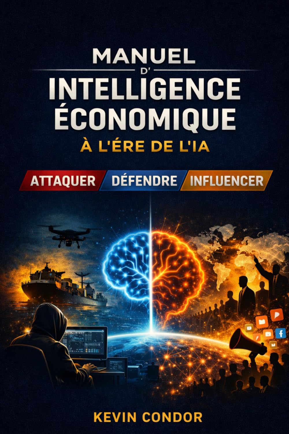 Manuel d'intelligence économique à l'ère de l'IA: Attaquer, Défendre, Influencer
