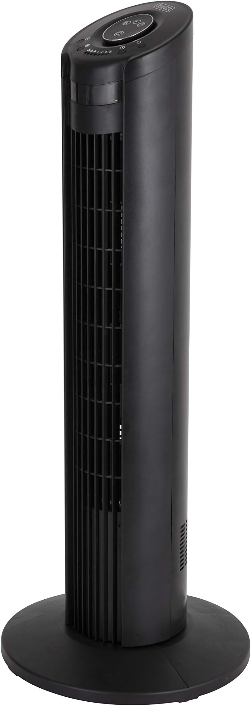 Black & Decker BXFT50004GB Digital Tower Fan with 8 Hour Timer, 3 Speed Settings, Automatic Oscillation, 32”, 55W,