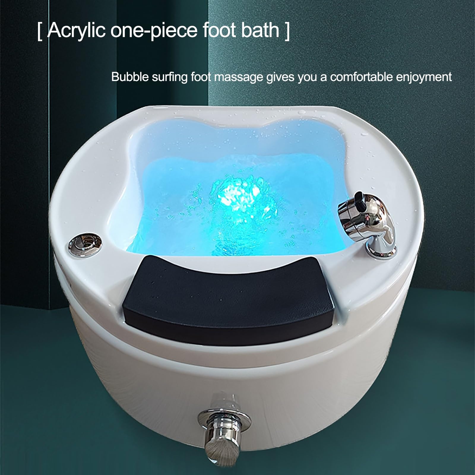 Spa kąpiel stóp pedicure dom spa pedicure wanna regulowana temperatura z pedicure podnóżek i masaż kolorowa lampa poprawia krążenie krwi
