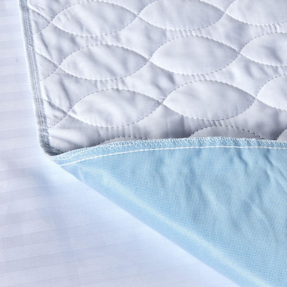 10XDIEZ Pack 6 empapadores Protector de Cama 4 Capas - Blanco | En 50% algodón y 50% poliéster, color blanco, tamaño pack 6 empapadores, set de 6 piezas, estilo moderno, para tu colchón