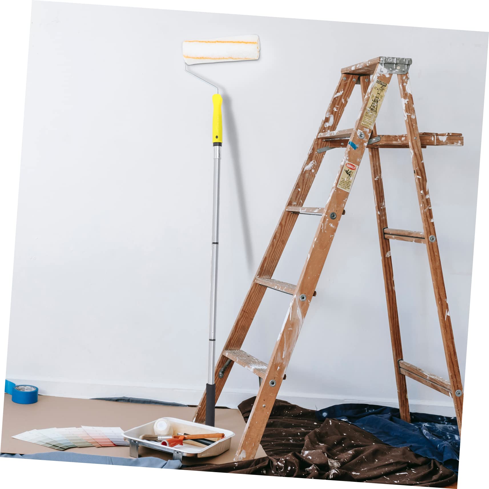Tofficu Per Pittura in Microfibra Rulli Per Pittura Staccabili Per Professionale Applicazione Facile Su Soffitti e Mobili