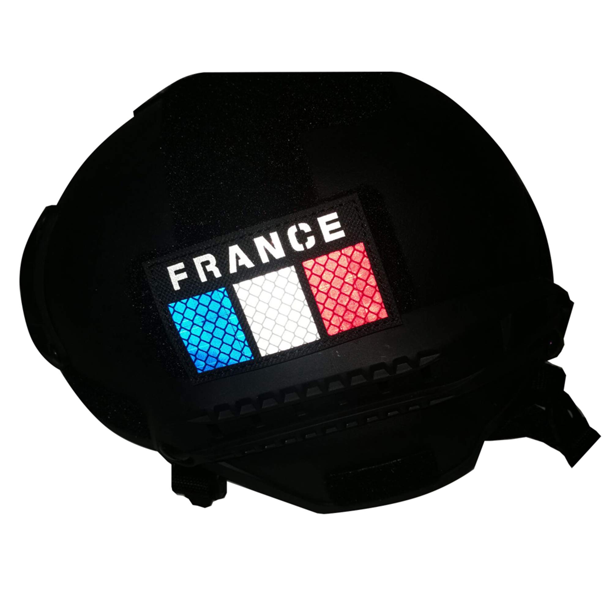 Set Di 4 Toppe Ricamate Con Bandiera Della Francia, Stile Militare Tattico, Con Attacco A Strappo, 8x5 Cm