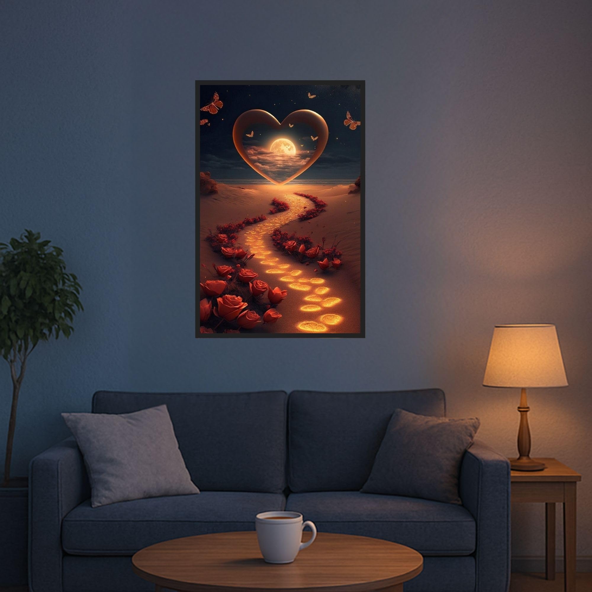 Picmondoo Diamond Painting - 50x90cm - Weg der Liebe