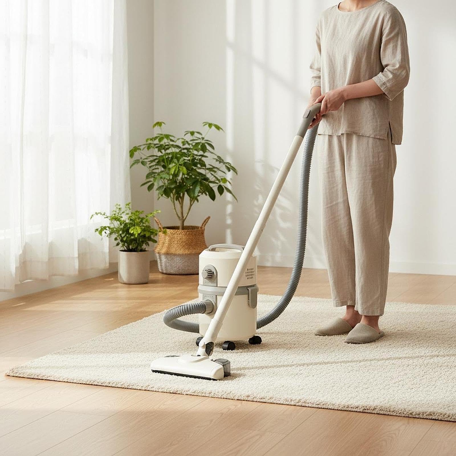 Milageto Aspiradora Mano con depósito Polvo, portátil, Ligera, con Accesorios Limpieza para Tiendas, Interiores y alfombras del