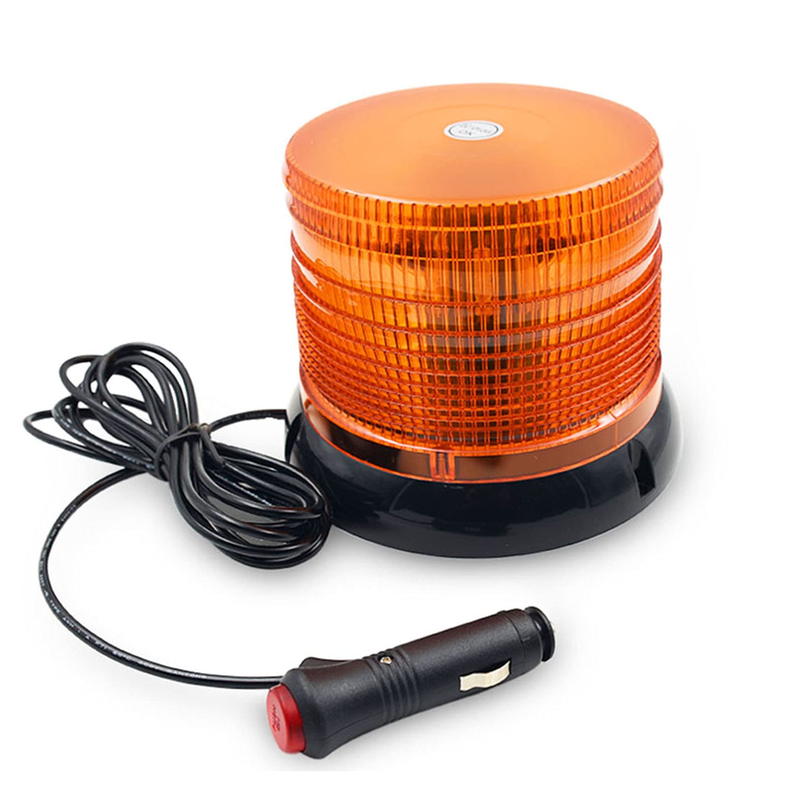 TIM-LI Luz De Baliza LED De 12 V-24 V, Lámpara De Precaución Estroboscópica De Advertencia De Emergencia con Base Magnética, para Tractor De Carretilla Elevadora De Vehículos