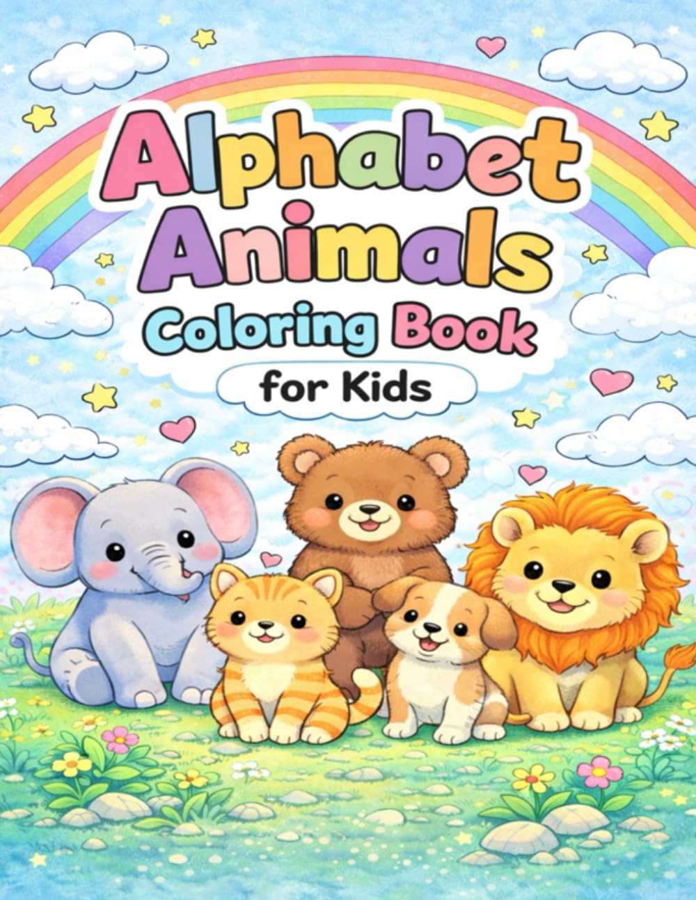 Alphabet Animals Coloring Book for Kids
