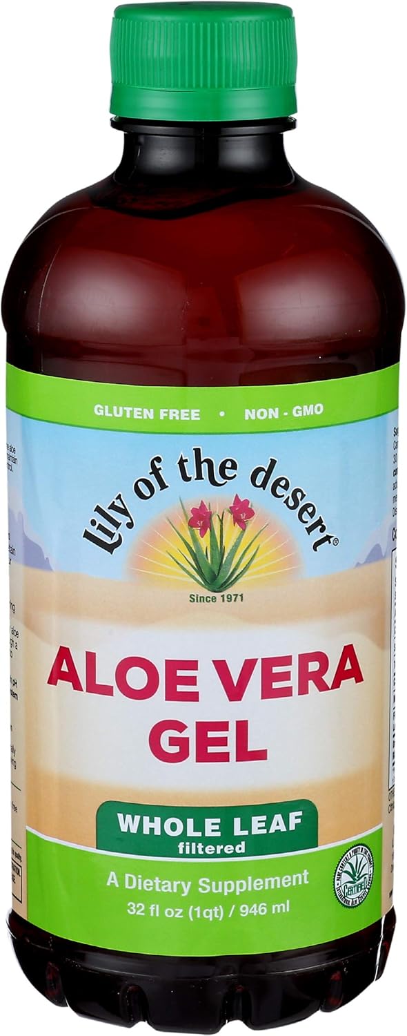 Lily of The Desert Gel Aloe Vera with Low Fat Organic, 32 oz