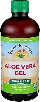 Lily of The Desert Gel Aloe Vera with Low Fat Organic, 32 oz