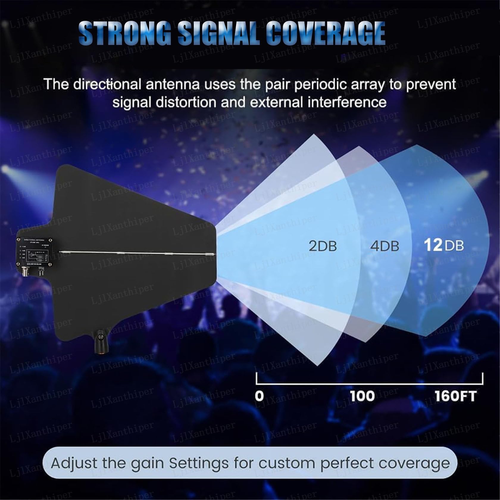 System Dystrybucji Zasilania Anteny Uhf,Wzmacniacz Sygnału Mikrofonu Bezprzewodowego,8 Portów Wejściowych,Zakres Częstotliwości 450-950 Mhz,Do Występów Scenicznych,Wesel Występów Na żywo
