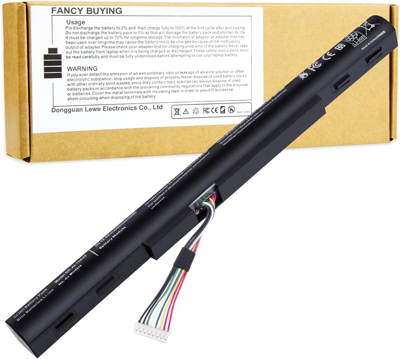 Batteria Sostitutiva AL15A32 Per Acer Aspire E TravelMate | 14.8V, 1800mAh | Compatibile Con Molti Modelli - Foto 9