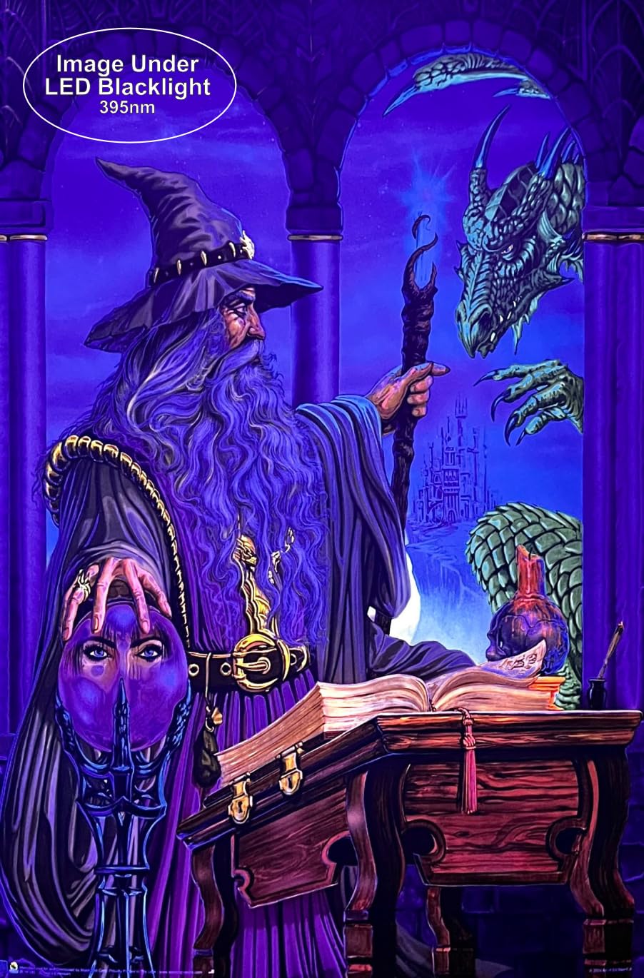 Amazon.com: Scorpio Posters Wizard Emissary by Ed Beard Non