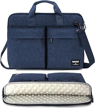 Amazon Kingslong 360 超強保護 Pcケース 15 6インチ 収納力抜群 高品質 衝撃吸収 大容量ポケット ビジネス ノート パソコンケース 保護ケース Pcバッグ パソコンバッグ ラップトップスリーブ 2way 収納カバン オシャレ シンプル ソフト 撥水 耐衝撃 高弾質 緩衝 防圧