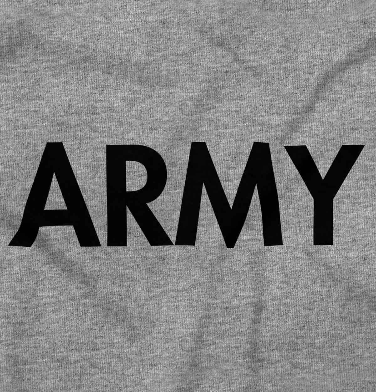 Brisco Brands Army Military Physical Training PT Exercise Workout Hooded Sweatshirt