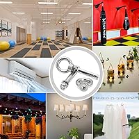 Vista 6 de Perno de ojo de acero inoxidable para pared, hormigón, ladrillo de anclaje, pernos de expansión de anillo, tornillo de ojo de anclaje resistente